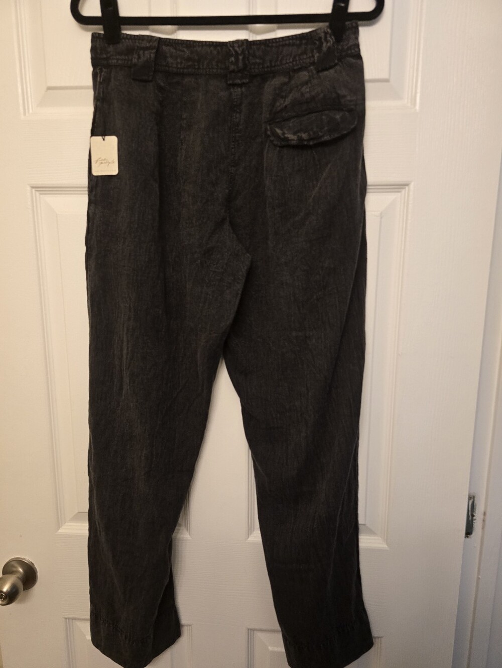 NWT Free People FP One Chance Trousers, Linen & Cotton - Size 0 - Picture 5 of 16